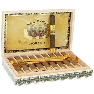 AJ FERNANDEZ NEW WORLD DORADO ROBUSTO - 5 1/2" X 52