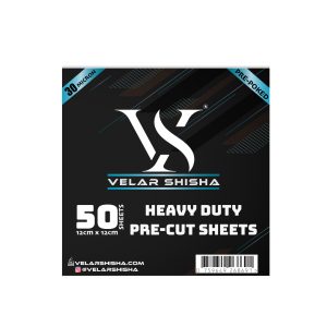 VS PREMIUM HOOKAH FOIL PUNCHED - 30 MICRON - 50 SHEETS